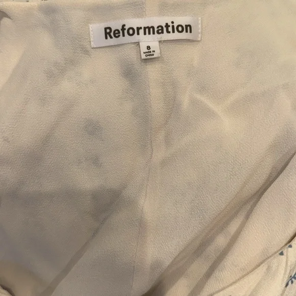 NEW Reformation Londyn Floral Button Down Sleeveless Midi Dress sz 8 - Picture 3 of 8